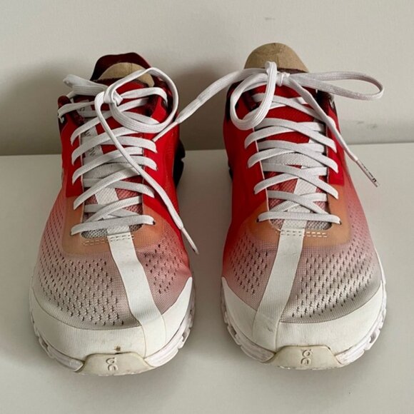 On Cloud Running Cloudflow Running Shoes Rust/White Women's Size 7.5 - Picture 2 of 8